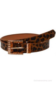 Gen Women Casual Brown Artificial Leather Belt(Brown)